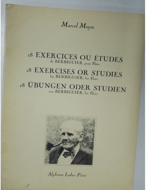 MARCEL MOYSE 18 ESERCIZI  O STUDI PER FLAUTO