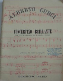 CURCI CONCERTINO BRILLANTE PER VIOLINO