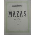 *MAZAS DUOS OPUS 39 VOL 1° PER DUE VIOLINI