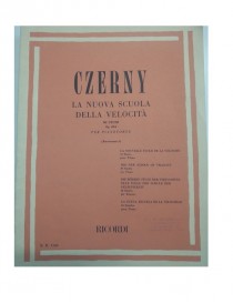CZERNY LA NUOVA SCUOLA DELLA VELOCITA'  OP 834 PER PIANOFORTE
