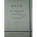 *BACH SEI SONATE E PARTITE PER VIOLINO SOLO