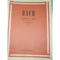 *BACH SONATA A TRE PER VIOLINO VIOLONCELLO E PIANOFORTE