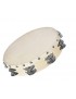 TAMBURELLO CON PELLE CM 25 CO 16 COPPIE PIATTINI