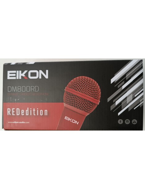 MICROFONO DINAMICO CARDIOIDE EIKON DM800RD