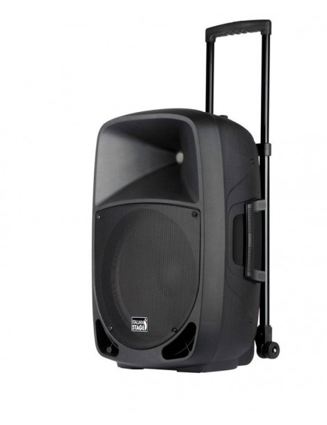 ITALIAN STAGE FR15AW 200W DIFFUSORE PORTATILE A BETTERIA + DUE RADIOMICROFONI