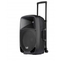 ITALIAN STAGE FR15AW 200W DIFFUSORE PORTATILE A BETTERIA + DUE RADIOMICROFONI