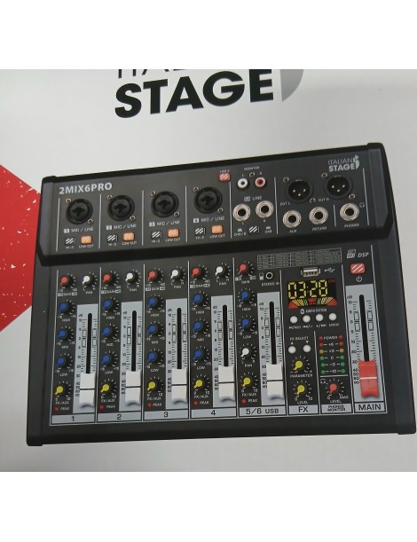 MIXER ITALIAN STAGE 2MIX6PRO