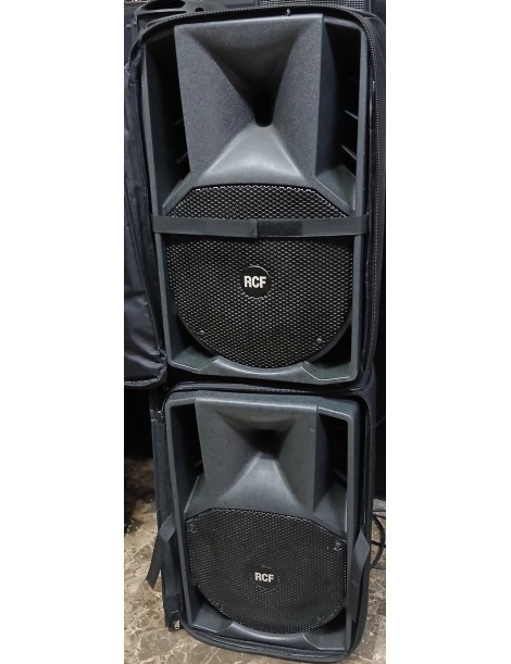 COPPIA CASSE RCF ART 710 A USATE COMPLETE DI BORSE