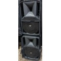 COPPIA CASSE RCF ART 710 A USATE COMPLETE DI BORSE