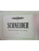 SCHNEIDER PEDALSTUDIEN FUR ORGEL