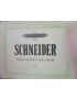 SCHNEIDER PEDALSTUDIEN FUR ORGEL