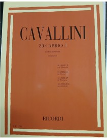 CAVALLINI 30 CAPRICCI PER CLARINETTO