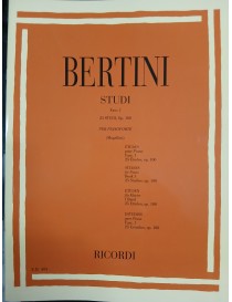 *BERTINISTUDI OP100 VOL 1 PER PIANOFORTE