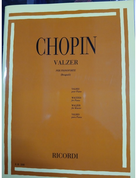 CHOPIN VALZER PER PIANOFORTE