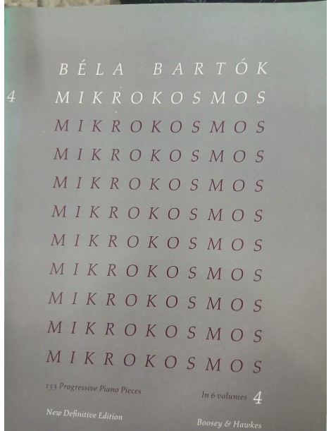 BeLA BARTOK MIKROKOSMOS VOL 4
