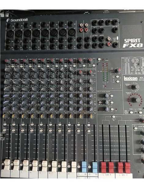 MIXER SOUNDCRAFT SPIRIT FX8 16 CANALI USATO